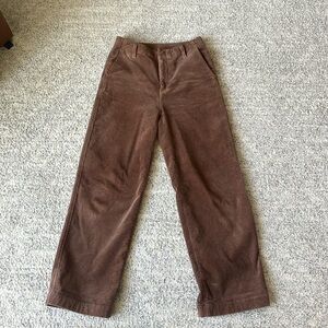 Gap Mid-rise corduroy wide leg pants